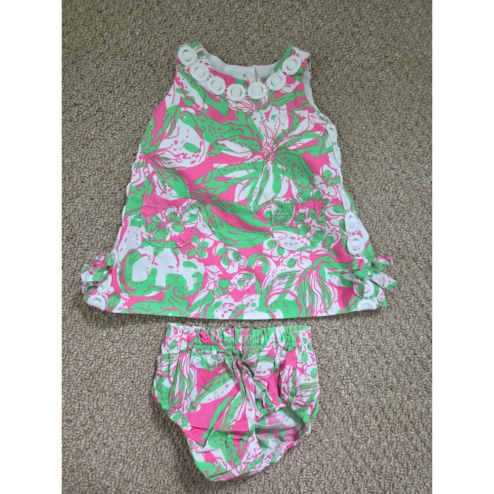 Lilly pulitzer baby girl outfit 6-12 mos